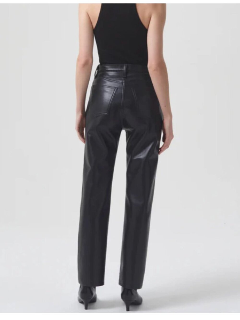 Agolde leather 90s pinch waist, size 26